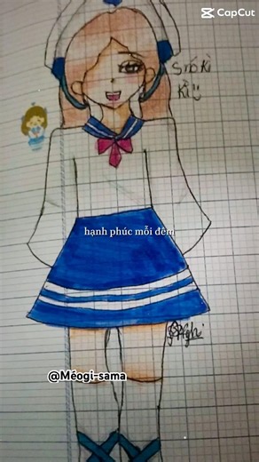 Vẽ lấy idea từ sticker =)))| #art #drawing #idea #sticker