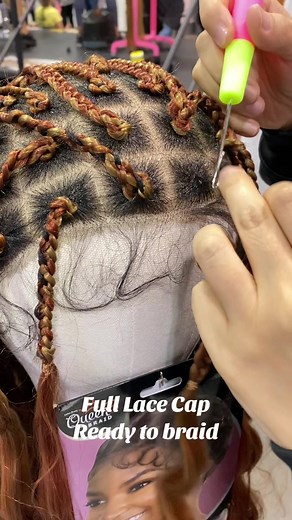 Make your own wig!!! ✔️Pre-Part ✔️Pre-Knot ✔️Full Lace ✔️Glueless Cap ✔️Skin Soft Lace Make your own style QueenB #queenbbraid #urbanbeautyhair #jbshair #braidcap