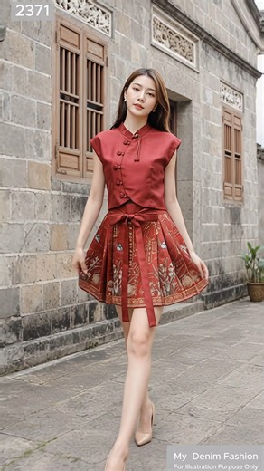 My Denim Fashion on Instagram: "🌸Limited stock available 少量现货🌸 Premium Ma Mian Cheongsam Set 马面裤裙旗袍套装 #newarrivalreadystock #PremiumMaMianCheongsamSet_114_singaporesgd35 #马面裤裙旗袍套装__rm114_singaporesgd35 Color :Pink/ Blue / Maroon / Mint Brand : Cheri CODE : 6772(Women's)/6773 (Men's) Size Chart (cm) Code : 6772 Wonen's Set Wear Size Chart S Size Top : Bust 84-86cm | Waist 68-70cm | Length 41cm Skirts: Waist 66-68cm | Hip 90cm |Length 39cm M Size Top : Bust 88-90cm | Waist 72-74cm | Length 42cm 
