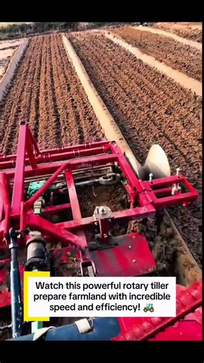 Powerful Rotary Tiller – Amazing Tractor Soil Preparation Machine