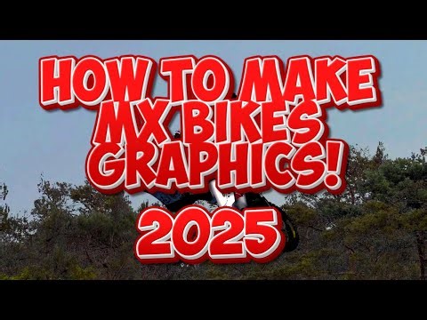 *2025* HOW TO MAKE CUSTOM MX BIKES GRAPHICS!!!