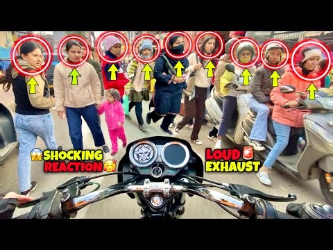 Loud Exhaust Public Reactions *Splendor Modified*