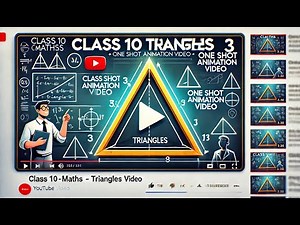 CBSE Class 10 || Maths || Triangles || Part-I || Animation || in English