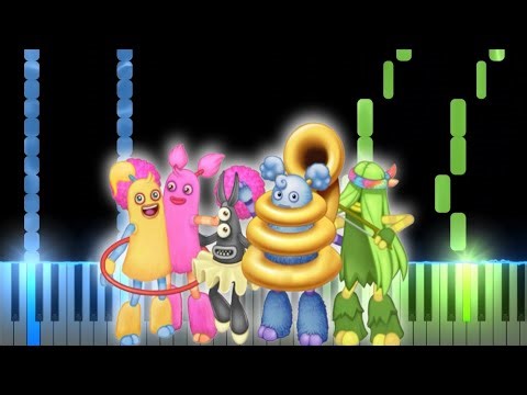 Pomily Family Band - Clubbox Song (My Singing Monsters) Piano Tutorial
