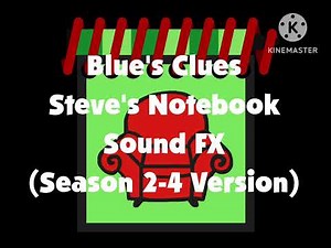 Blue's Clues - Steve's Notebook Sound FX (Season 2-4 Version)
