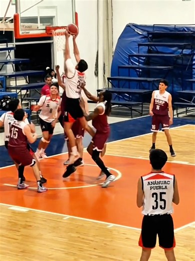 🙂‍↕️ FIGUEROA CON EL PUT BACK 🦁 Los Leones Anáhuac Puebla se impusieron ante unos aguerridos Jaguares UAMP con un 73-65. 🔥 Figueroa sumo tremendo doble-doble (21p, 24r).