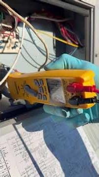 Amps checked for blower & fan motors