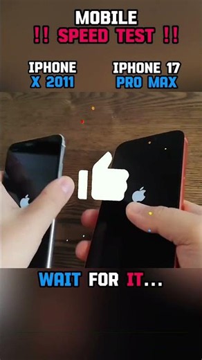 ☠️⚡ iPHONE X 2011 VS iPHONE 17 PRO MAX SPEED TEST!!🚀