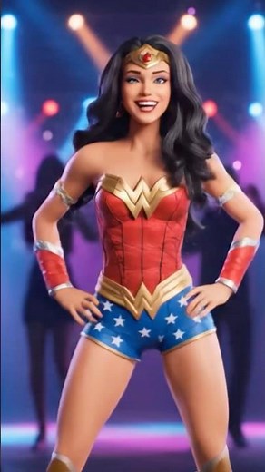 Mulher Maravilha Surpreende com Dança Incrível! 😱💃! #shorts