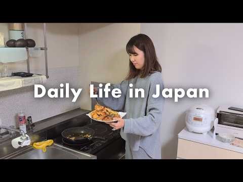 Making Vegetable Tempura & Refreshing My Room 🇯🇵 Two Quiet Days Welcoming Spring | Japan Vlog