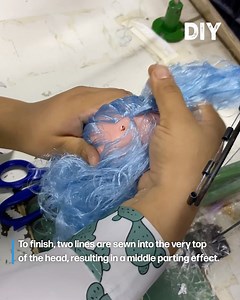 303K views · 197 reactions | Sewing hair onto a doll is weirdly creepy  | Do It Yourself | Facebook