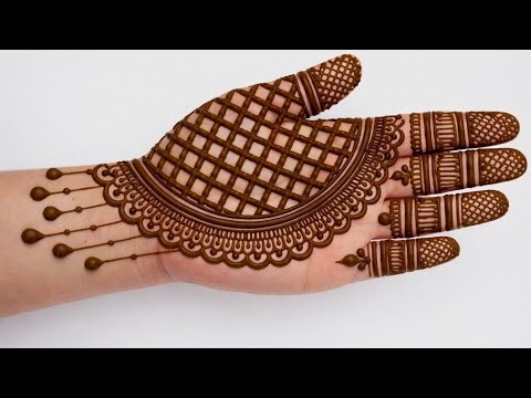 Beautiful easy mehndi design front side | simple mehndi designs | mehandi design | mehandi ka design