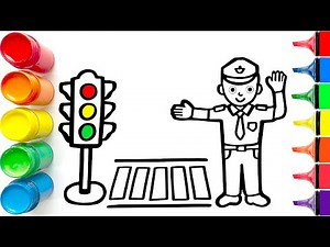 How to Draw a Police Officer | Easy Step by Step Tutorial