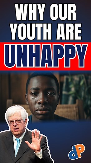 29K views · 1.2K reactions | Why are our youth unhappy? "This may be one of the only societies in human history where people, young people are taught to be unhappy," Dennis Prager on The Dennis Prager Show, April 2024. #DennisPrager #dennispragershow #happiness | Dennis Prager | Facebook