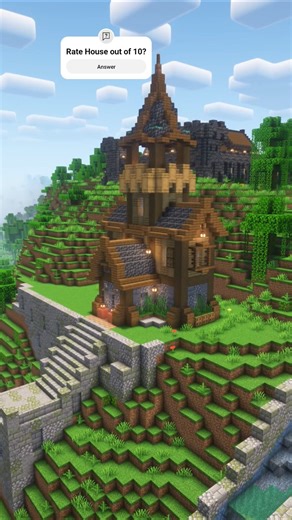 Ultimate Survival House in Minecraft | Building a City | Tutorial #shorts