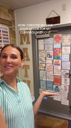 Free DIY Classroom Decor: Teacher Wall and Door Ideas