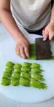 # How to cut bitter melon