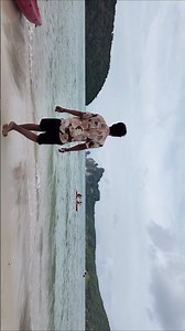 Walking into paradise — slow motion beach walk at phi phi island, Thailand