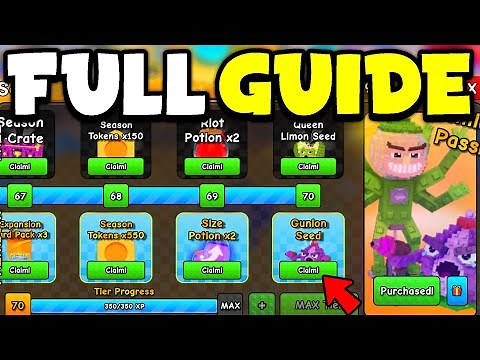 FULL GUIDE for SEASON PASS in Plants Vs Brainrots Roblox