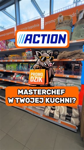 Promo Dzik on Instagram: "🔪🍳 GOTUJ JAK PROFESJONALISTA Z MASTERCHEF! 🌟 PROMOCJA TYGODNIA w Action! Wyposaż swoją kuchnię w komplet profesjonalnych narzędzi MasterChef – teraz taniej nawet o 25%! 1. Zestaw Noży MasterChef w Bloku (6 el.) Cena: 44,95 zł (Zamiast 59,95 zł, -25%) Zalety: Ostre noże do warzyw, chleba, mięsa. Uchwyty SoftGrip dla wygody. Bezpieczne przechowywanie w bloku. 2. Patelnie MasterChef (2 sztuki) Cena: 89,95 zł (Zamiast 99,95 zł, -10%) Zalety: Dwa rozmiary (Ø 24 i 26 cm). 