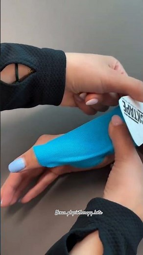 Thumb pain | kinesiology tapping | k tapping | thumb spica | wrist pain | tendonitis