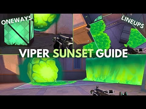 VIPER SUNSET GUIDE (NEW MAP) | VALORANT