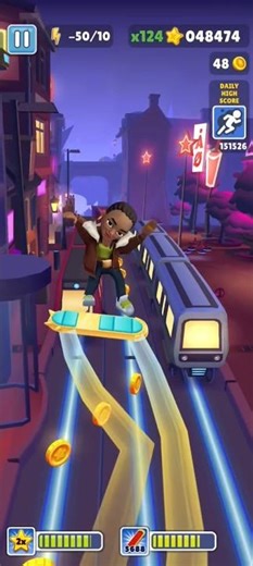 Wait For end 😱 Lana🐰 SUBWAY SURFERS World tour Copenhagen 3067 shorts #shortsfeed #subwaysurfers