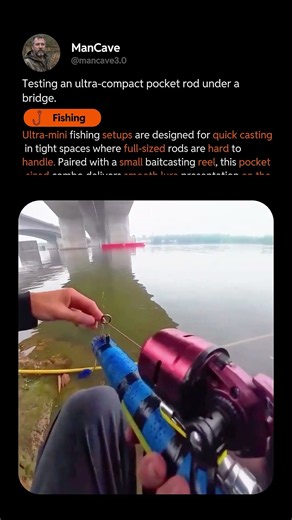 MICRO BAITCASTER COMBO IN ACTION