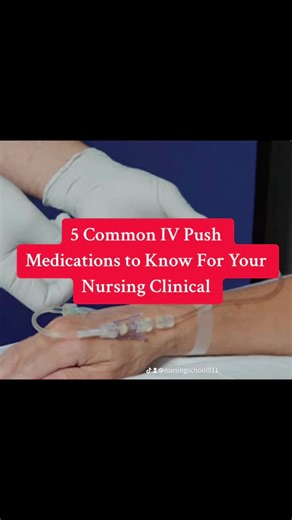 IV Push Medication Master Class. 💉 5 of the most common IV push medications you will give during nursing clinicals. Learn the indications, mechanism of action, administration, and special precautions of each in under 1 minute!👩🏻‍⚕️🧑‍⚕️#nursingstudent #nursingstudents #nursingschool #studentnurse #nursingresources #nursingclinicals #pharmacology #ivmedication #pharmacologytips #protonix #solumedrol #zofran #phenergan #rocephin #ivpush #clinicalskills #nursingstudentsoftiktok