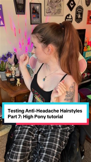 Testing Anti-Headache Hairstyles: High Pony Tutorial