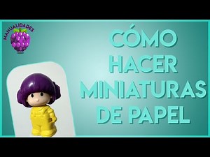 🎨Crafts💡 How to make paper miniatures
