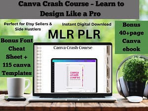 MLR PLR Canva Crash Course for Beginners | Learn Canva Fast | Design Social Media, Printables, Ebooks, Templates | Instant Download| - Etsy UK
