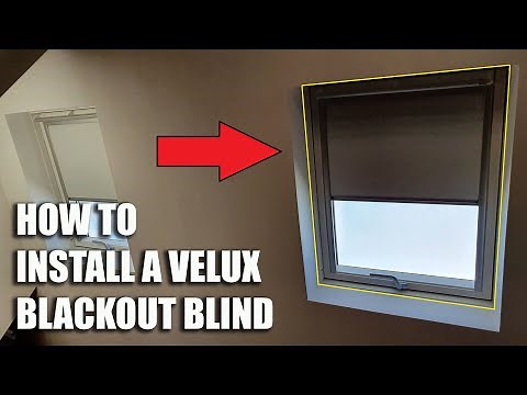 How To Install a VELUX Blackout Blind!