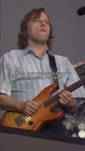 From this short clip, who can guess what tour the band were preparing for ?