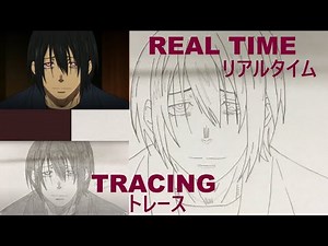 How to draw Benimaru Shinmon Fire Force (Tracing) 炎炎ノ消防隊 新門紅丸 描き方 （自分の絵使用）