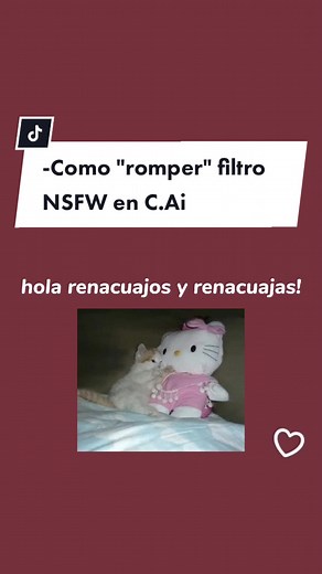 Como romper el filtro NSFW en C.Ai... #nsfw #viral #tiktok #fypシ #zyxcba #noflop #parati #fypシ゚viral #characterai #characteraichat #characteraibot #tutorial #tik_tok #apoyo
