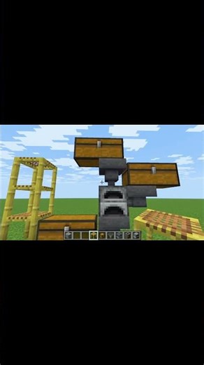 How to make a auto smelter in minecraft java/pocket/bedrock