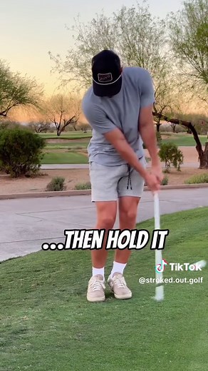 Easy Golf Chip: Lock Wrists & Rotate Chest