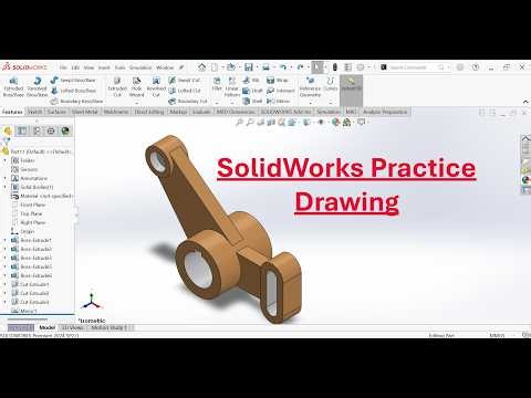 SolidWorks Tutorial | SolidWorks Practice Drawing |
