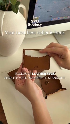 You’ve mastered wood, acrylic, and ornaments galore — now it’s time to go luxe. November’s SVG Society drop introduces our first-ever Leather Collection, made for makers ready to elevate their product line and boost profits. Join today and unlock files built to cut, score, and engrave perfectly every time. | Bela Collective The SVG Society