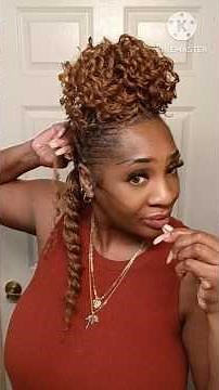 Sista Loc INSTALL with Extension hair | I Did It!!🙌🏽 #diy #hairstyles #haircare #hair #hairstyle