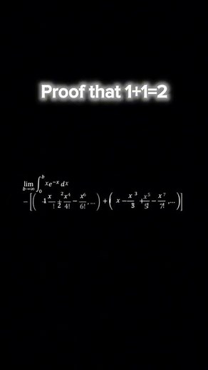 Valid Proof that 1+1=2 #math