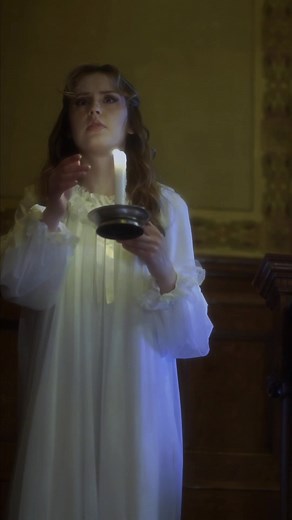 I heard that spooky season is already being celebrated 🕯️👀 Filmed by @thefrostedfox Location: McCune Mansion Nightgown is from @Amazon and I lengthened it! . #victorian #victorianghost #crimsonpeak #hauntedmansion #storytelling #victoriannightgown #booktok #bookish