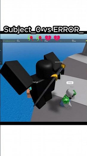 Subject 0 vs ERROR Roblox #forsaken #partyexe #party #roblox #naturaldisaster #robloxforsaken