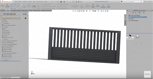 Formation SolidWorks - Conception d'un portail coulissant - BLOG DE L’ENSEIGNANT