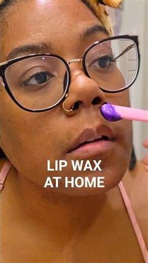 Waxing Lip At Home