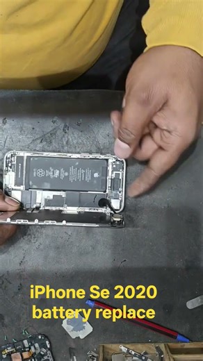 iPhone Se 2020 battery replace #repair #youtubeshorts #repairmobile