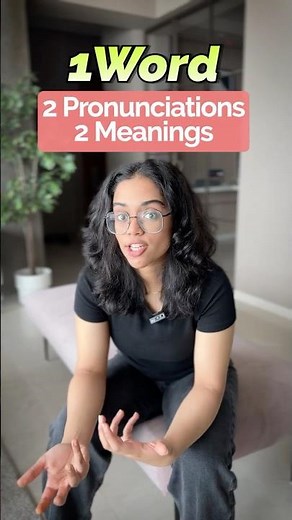 Tricky English Words -Same Spelling, Different Meaning & Pronunciation | English Practice - Ananya