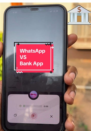 WhatsApp Voice Banking VS A Bank App’s Voice Banking