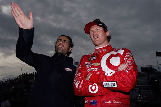 Jimmie Johnson produces unforgettable Daytona 500 crossover for IndyCar champs Dario Franchitti and Scott Dixon